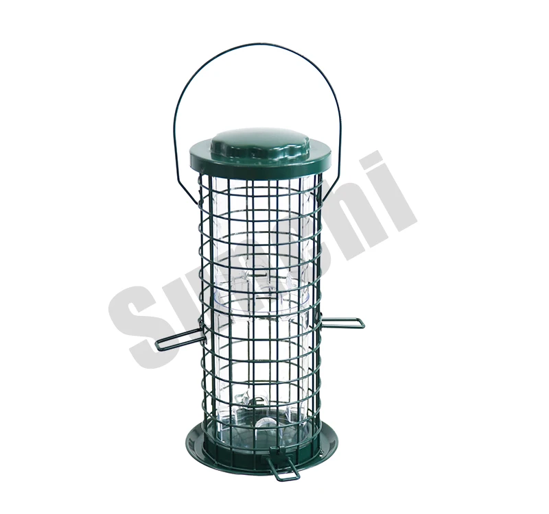 Автоматическая металлическая кормушка для птиц