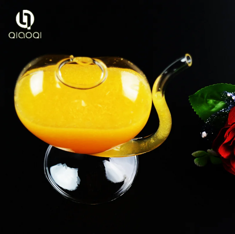 Оптовая продажа 300 мл плиссированная стеклянная чашка для питья с одной