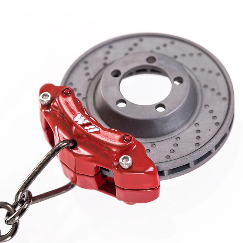 Novelty Wheel Rim Keychain  Creative Car Auto Metal Mini Parts Tyre Key Chain