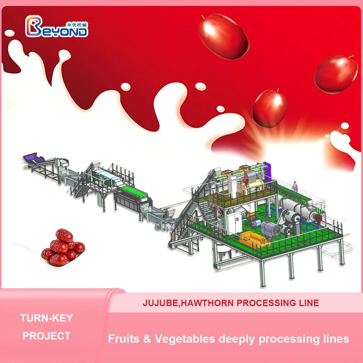 dates processing line