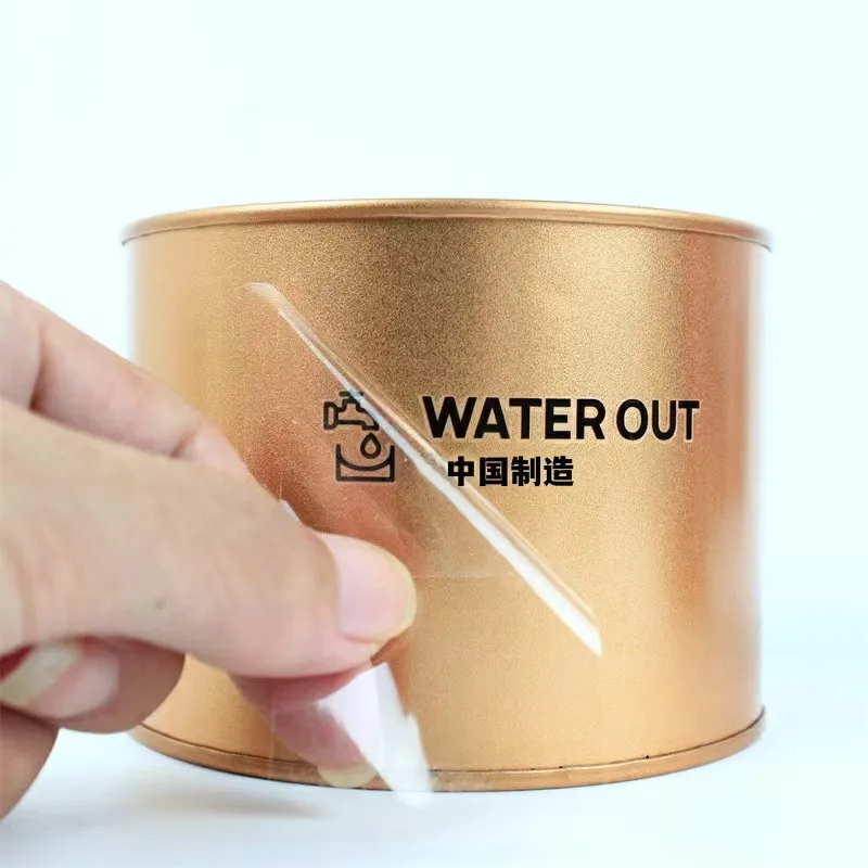 UV Crystal Stickers Transfer Printing Stickers Pressure Sensitive Labels Tear Off Film Leave Word Boxes Easy To Use Cans Logo Tr