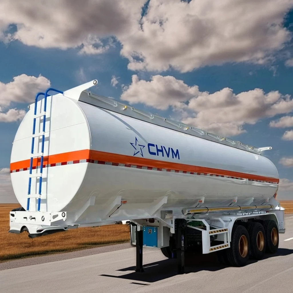 FAFY3-Axle Stainless Steel Water/Fuel Transport Tanker 40000-50000L Capacity Semi-Trailer Truck