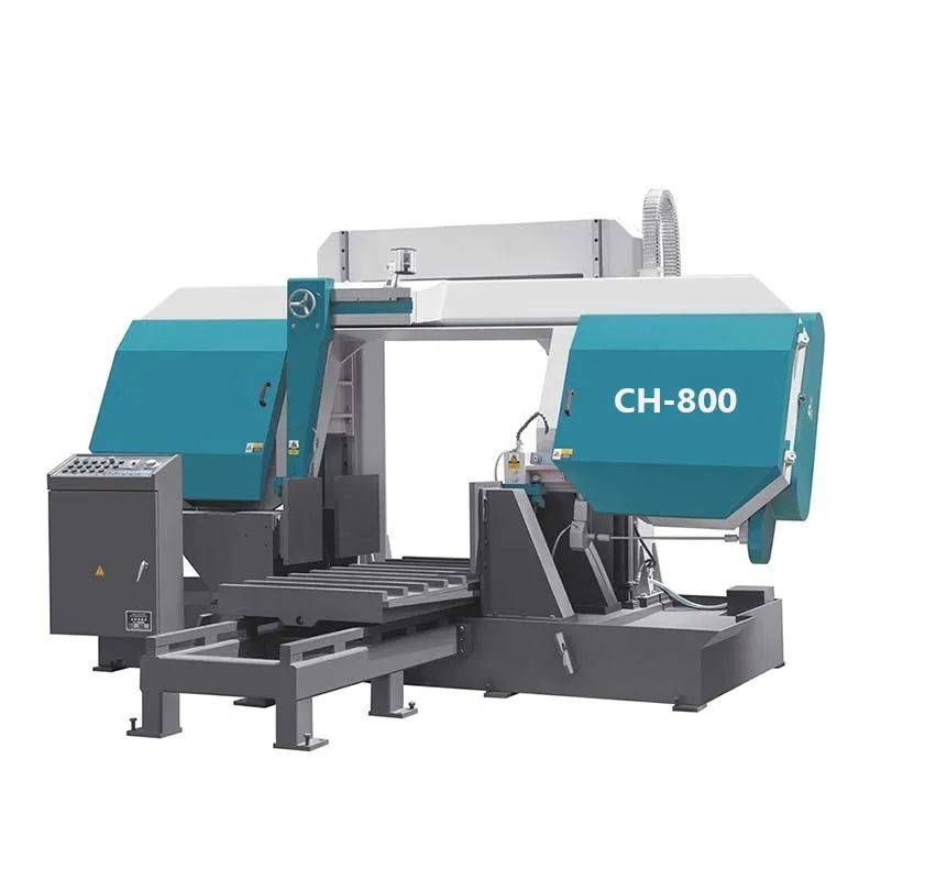 CH-800 China Professional Manufacture 800mm Single Column Saw Semi-auto Medium Metal Cutting Machine