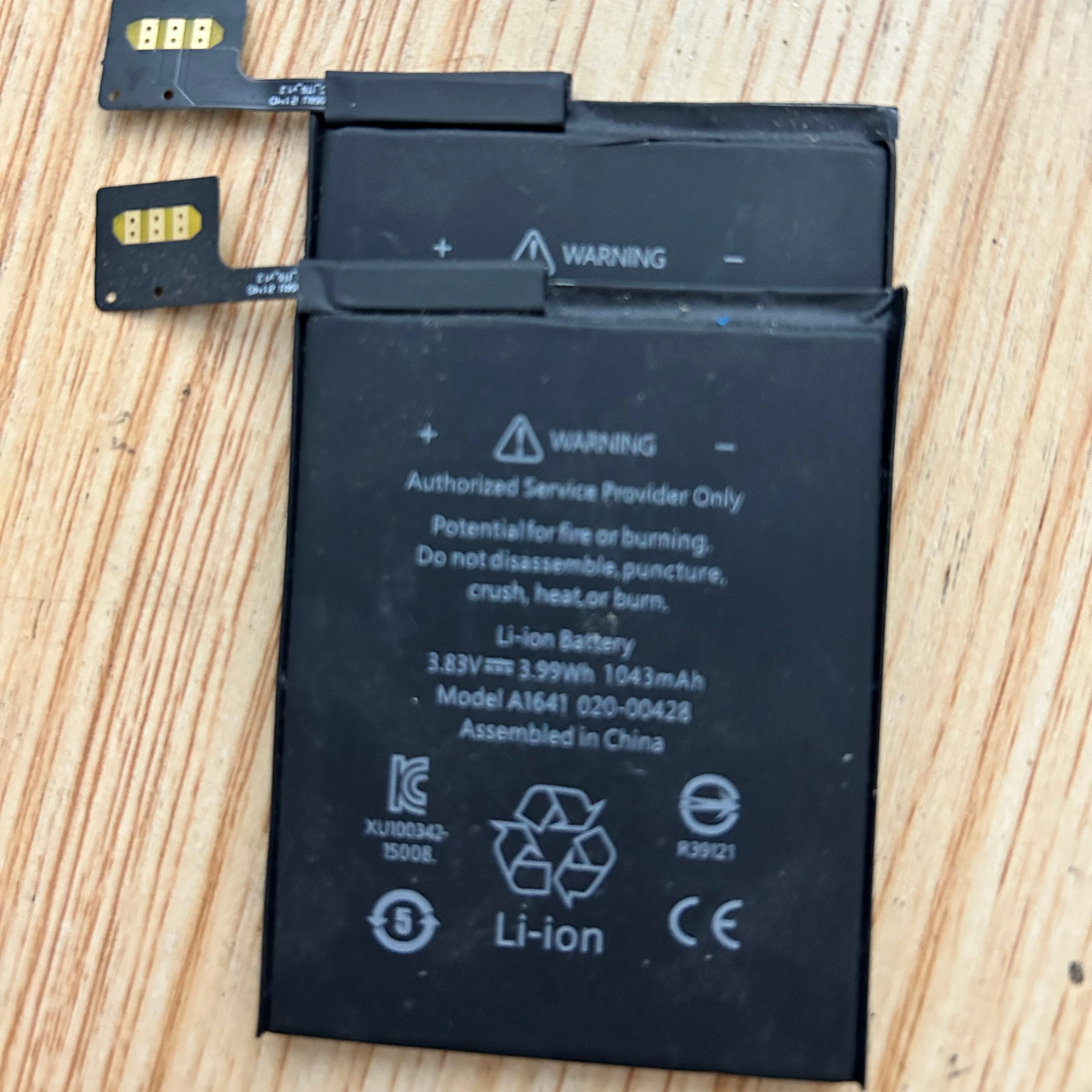 Internal replacement battery for iPod Touch iTouch 6th generation 1043mah 3.83 Vlithium-ion battery