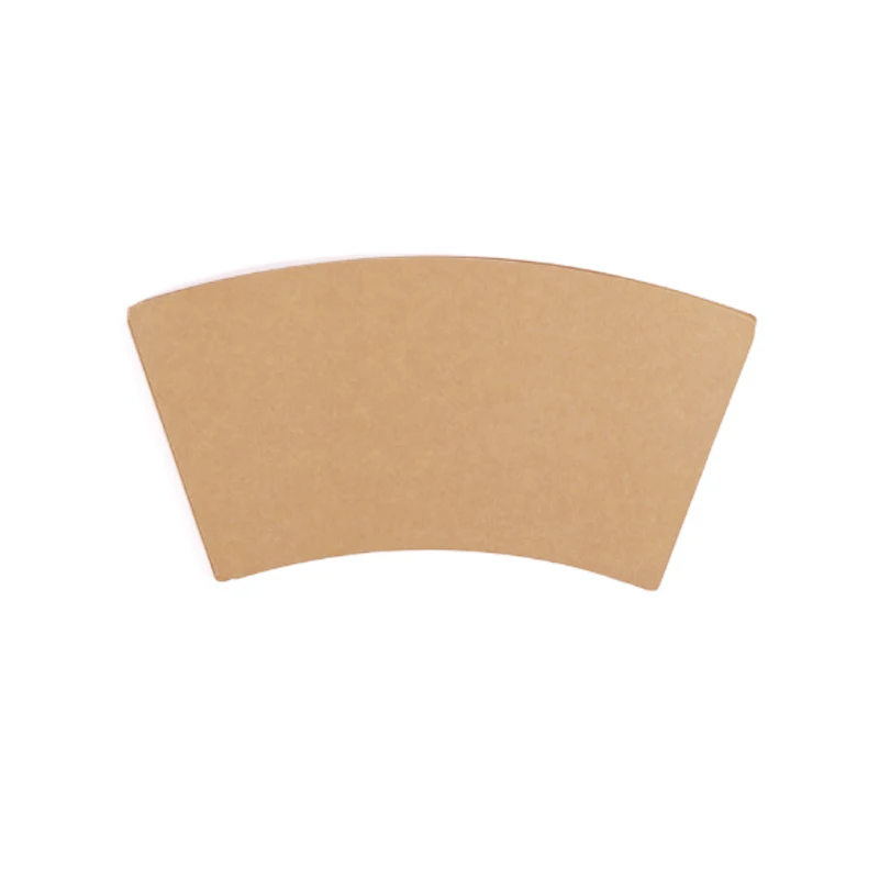 
Food Grade Kraft Paper Brown Pe Coated Paper Cup Fan For Paper Cup 