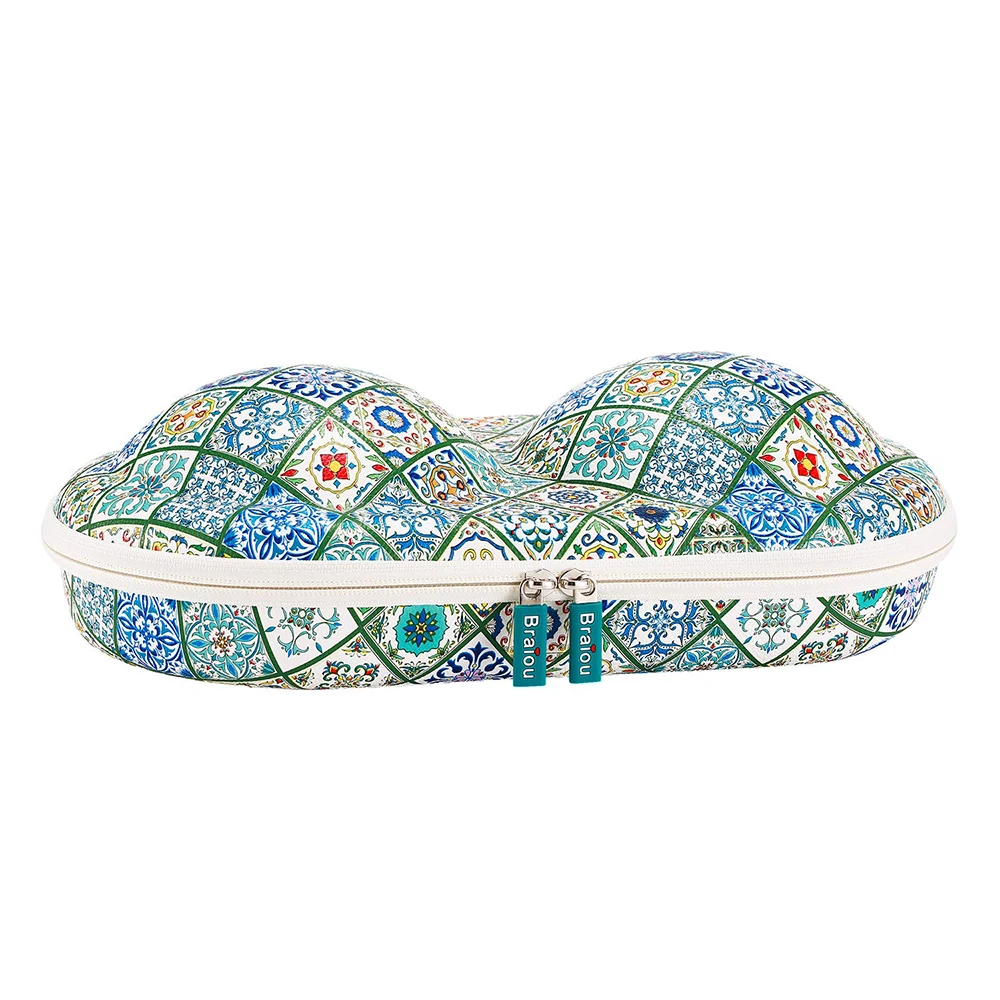 Outdoor Travel Portable Waterproof Other Special Purpose Bags Cases Silicone Invisible Bra Bag Eva Underwear Bra Case for Women