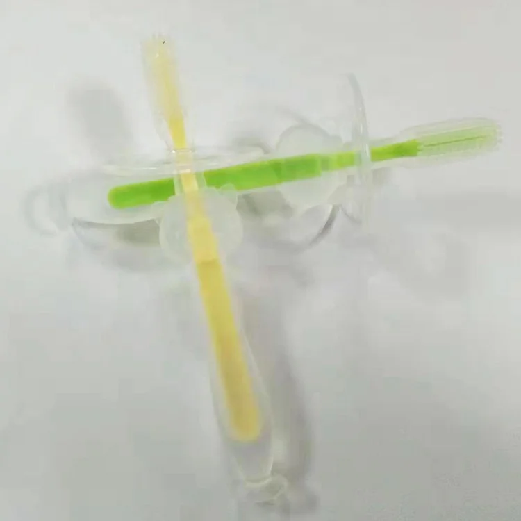 
Infant training soft silicone baby toothbrush suction toothbrush baby toothbrush 
