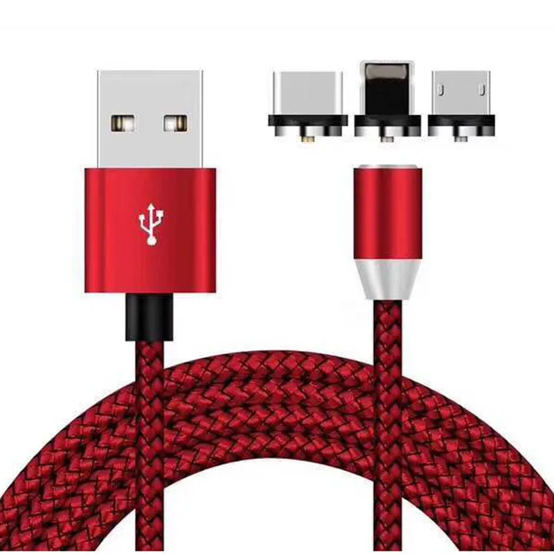 Новое поступление Прямая продажа с фабрики 3 в 1 Usb-кабель магнитный Алюминиевый сплав Быстрый зарядный кабель для новейшего Iphone и