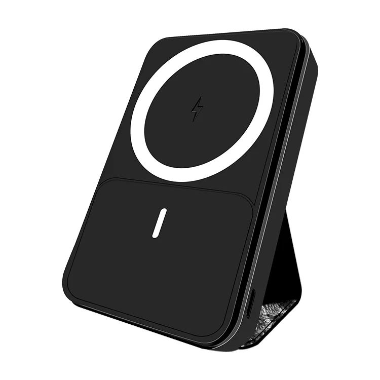 2023 factory magnetic power bank magsaf magnetic 5000mah power bank  magnetic wireless charger most selling product in alibaba