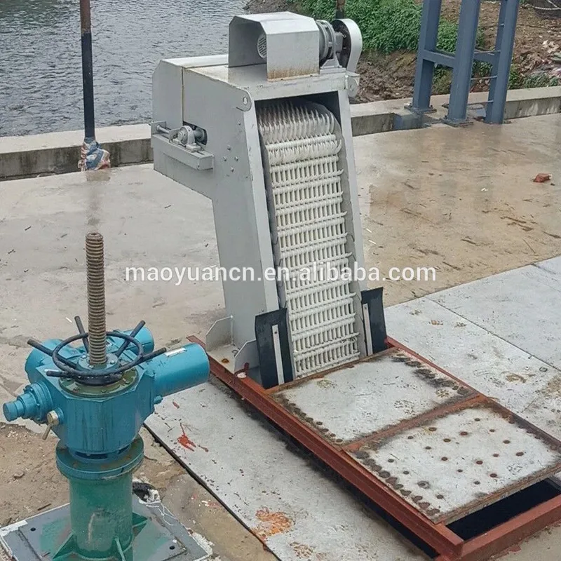Conventional mechanical fine bar screen for wastewater plant
