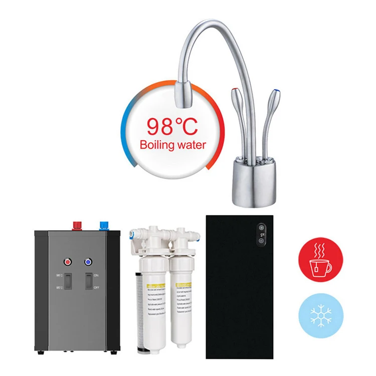 Iwater Guangzhou 1/4 Hp Home Portable Small Instant Cold Cooler Cooling Cooled System Machine Under Sink Drinking Water Chiller