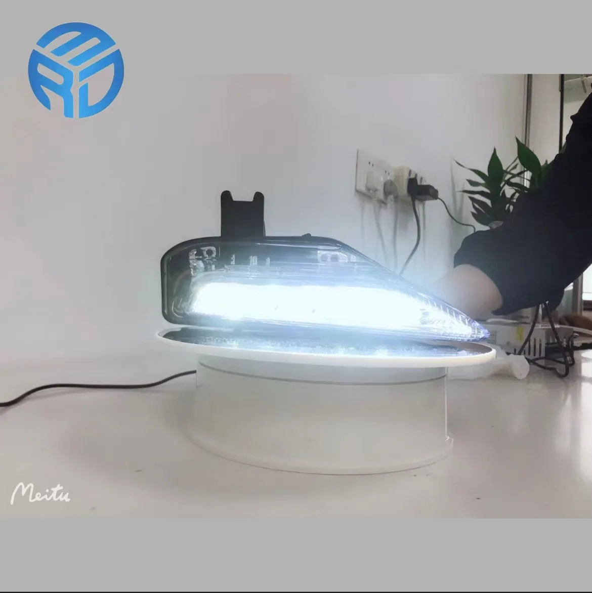 MRD LED Sequential Daytime Running Light with running yellow turn signal For Infiniti Q50 2014-2021 Front bumper sequential