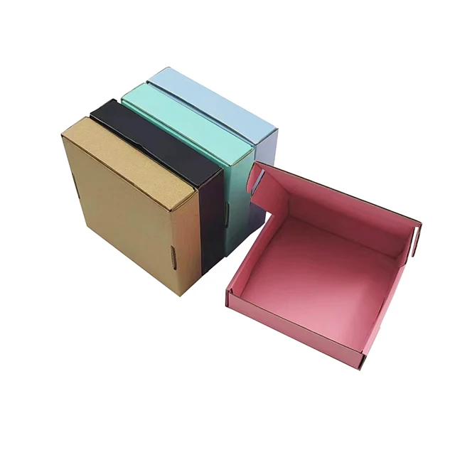 Factory Wholesale 6X4X3 Inch Custom Shipping Paper Bags Corrugated Packaging Box