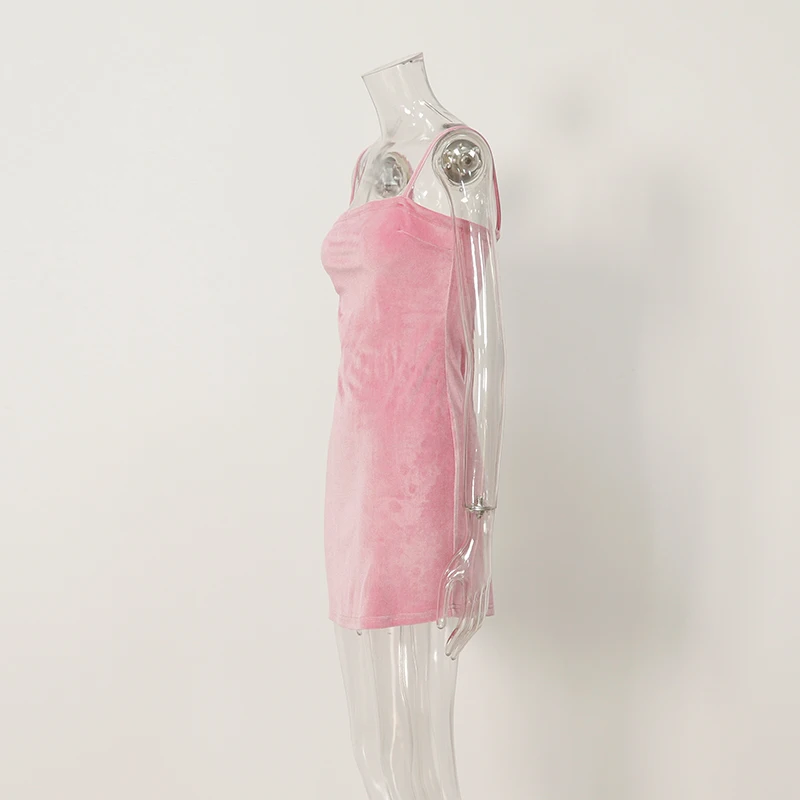 Backless dresses sexy women dresses summer ladies bodycon sexy summer trending pink tie up elegant dress