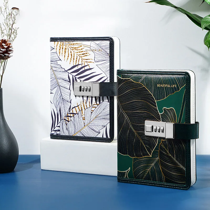 Adult Diary Gift Notebook With Lock  Midori Travelers Notebook Binder For Refills Business Journals