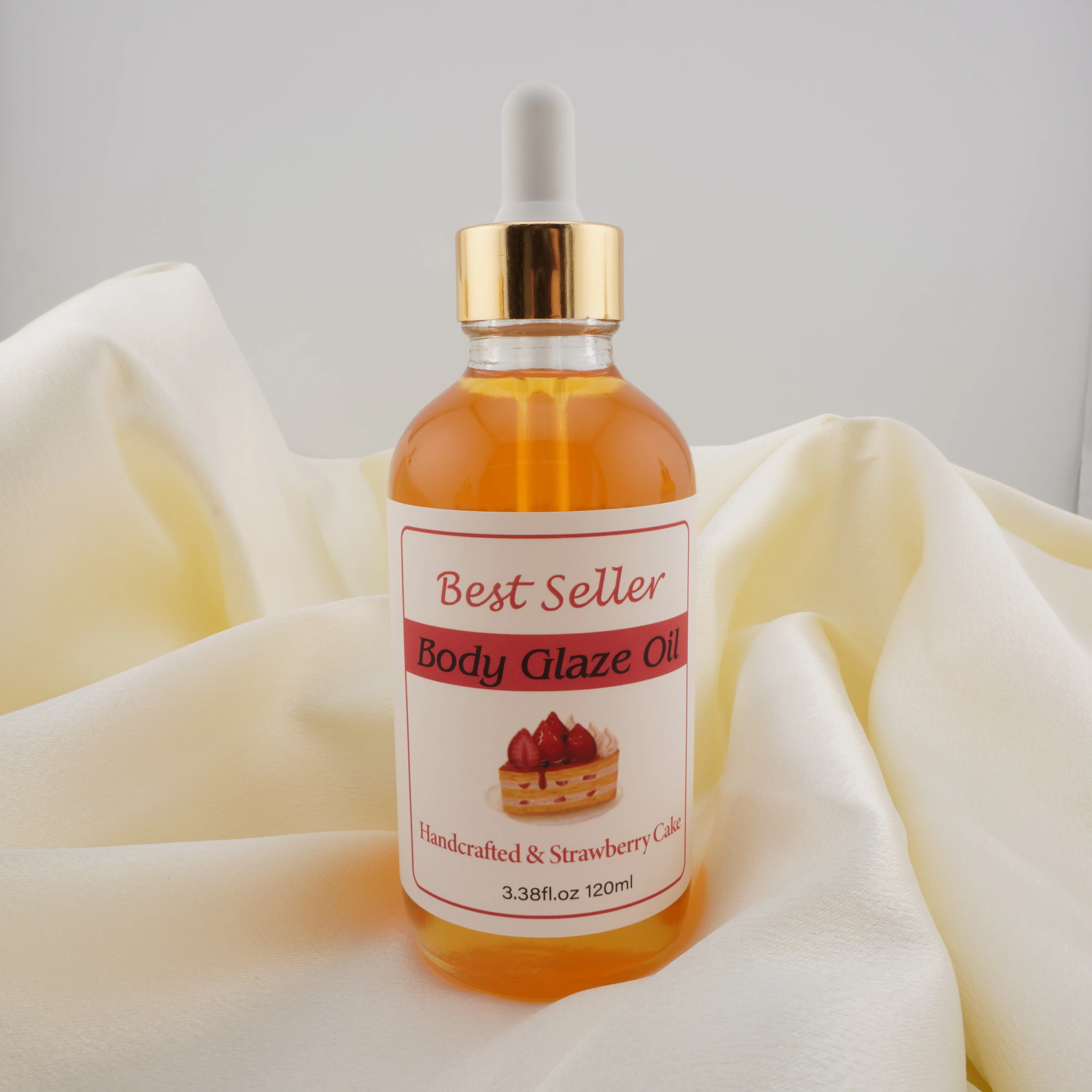 Private label Anti aging moisturizing Lightening massage body glaze juice essential oil