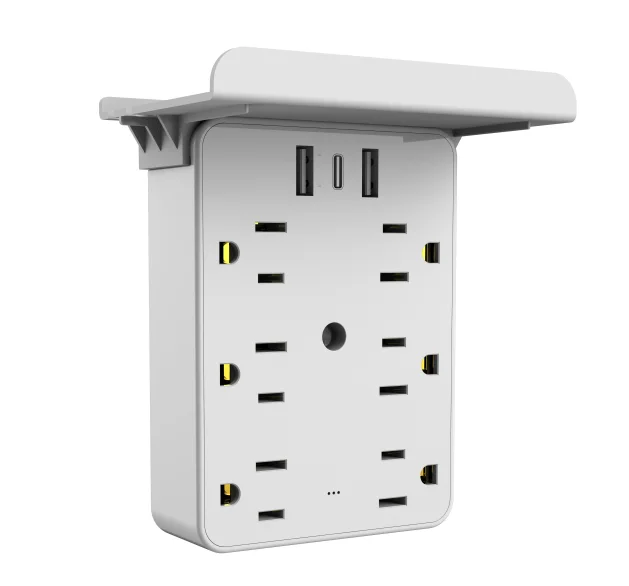 Дуплексные 15 а гнезда с защитой от взлома 5 А высокоскоростным двойным USB-разъемом для