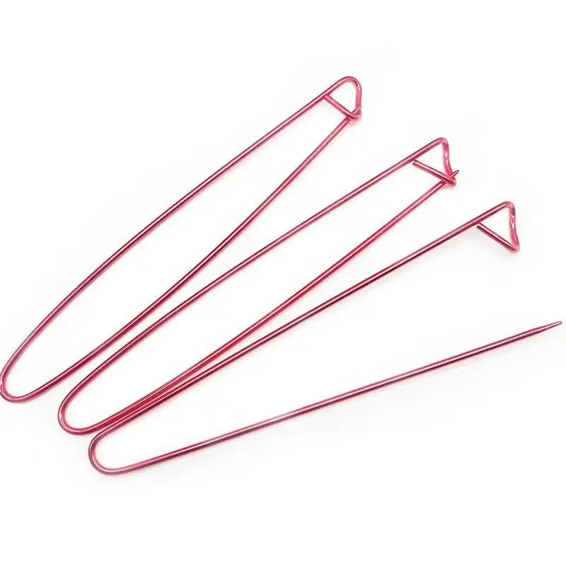 6 Specifications Aluminum Colorful Sweater Mark Needle Sweater Big Pin Button Knitting Pin