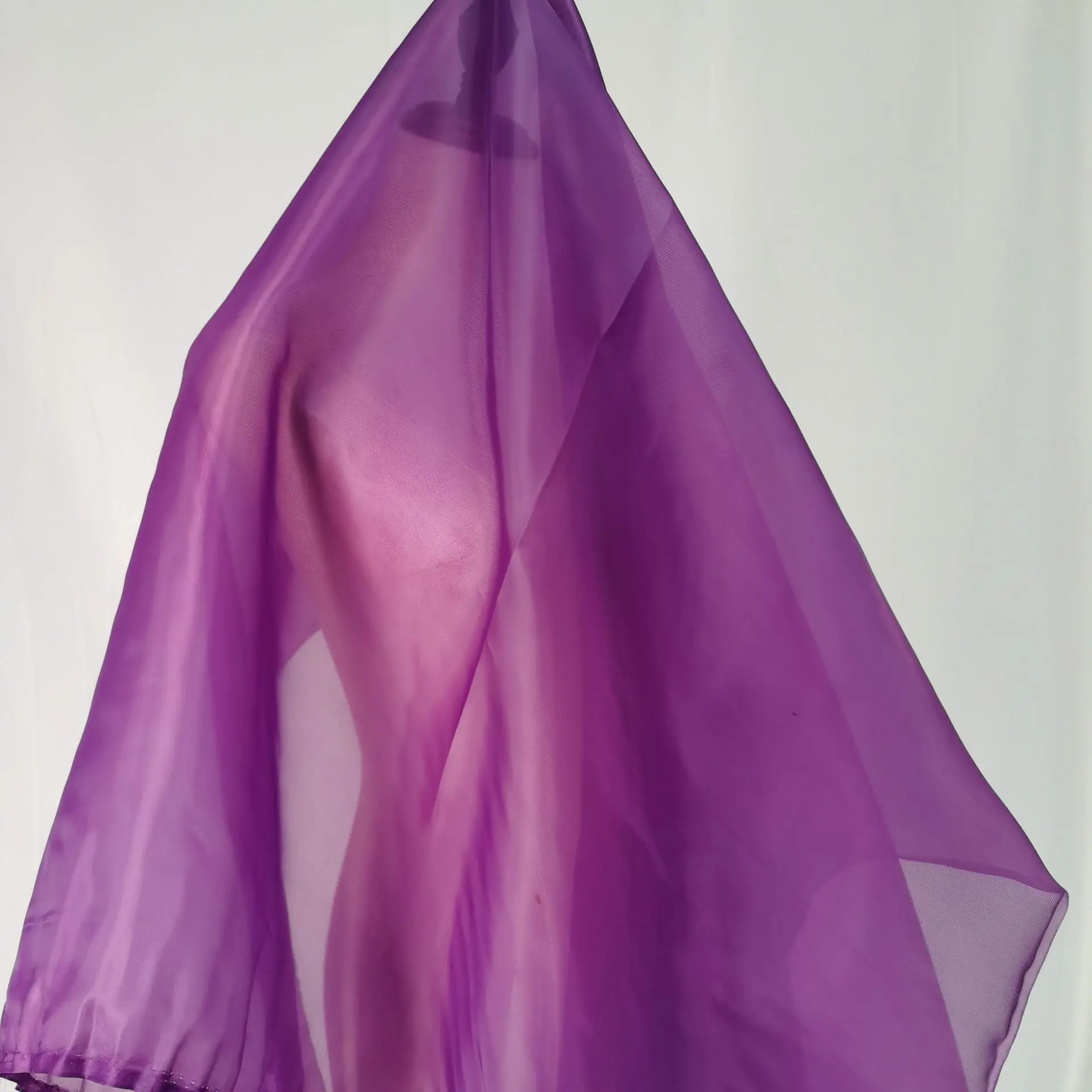 High quality shiny Silk Georgette 100% Polyester Matte yarn Liquid Organza fabric for making dress