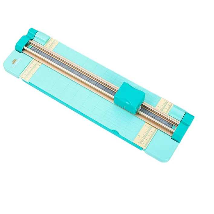 Office Equipment Flatbed Paper Cutter New Design Green Plastic Base A4 Paper Card Trimmer with Safeguard Picture Label Manual
