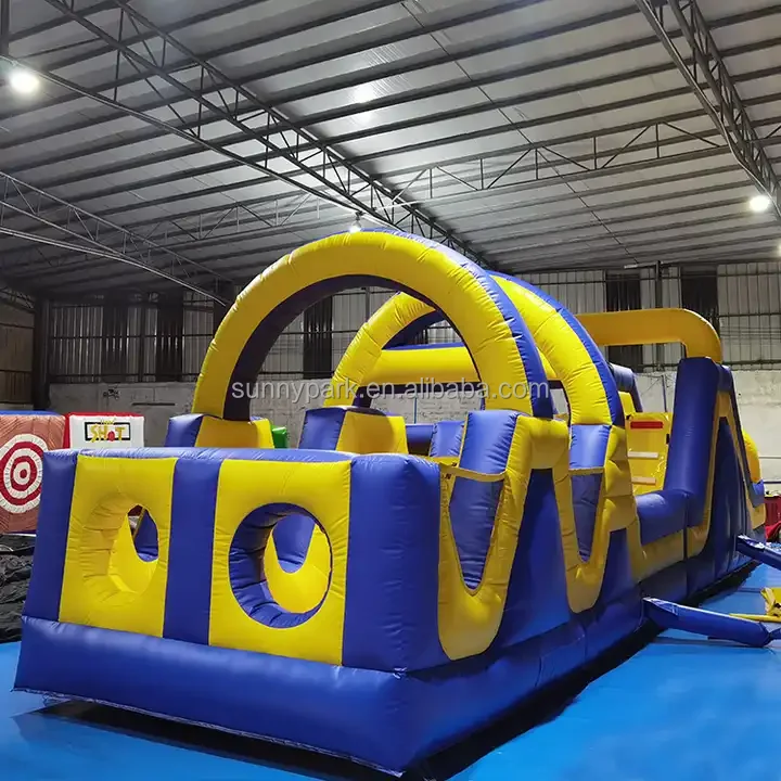 Amusement park sport playground Giant inflatable obstacle adult inflatable obstacle course obstacle race inflatable game