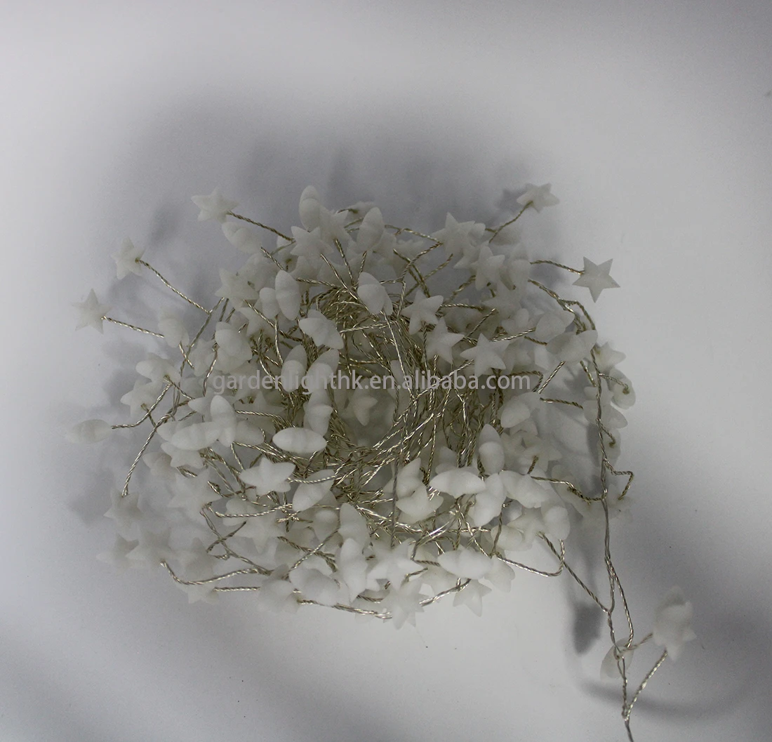 Custom Rainbow LED Frosted Micro Star Copper Wire LED String Lights For Home Party Holiday Christmas Decor