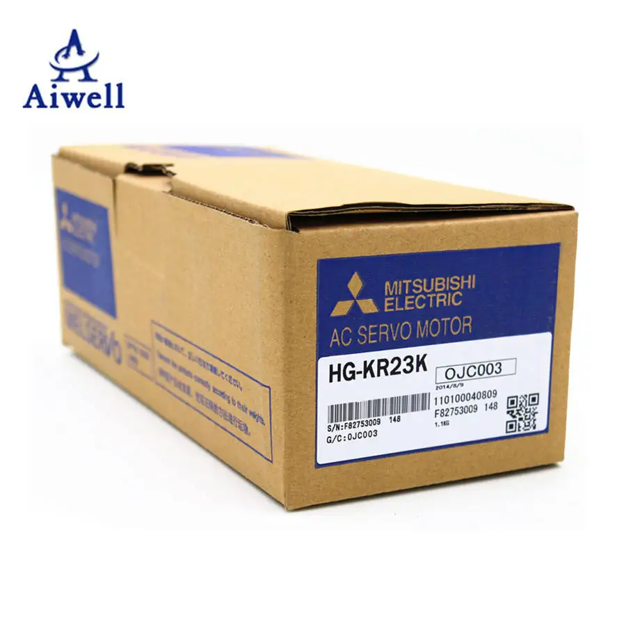 New Original Japan Mitsubishi 200w 3000rpm Servo Motor HG-KR23K