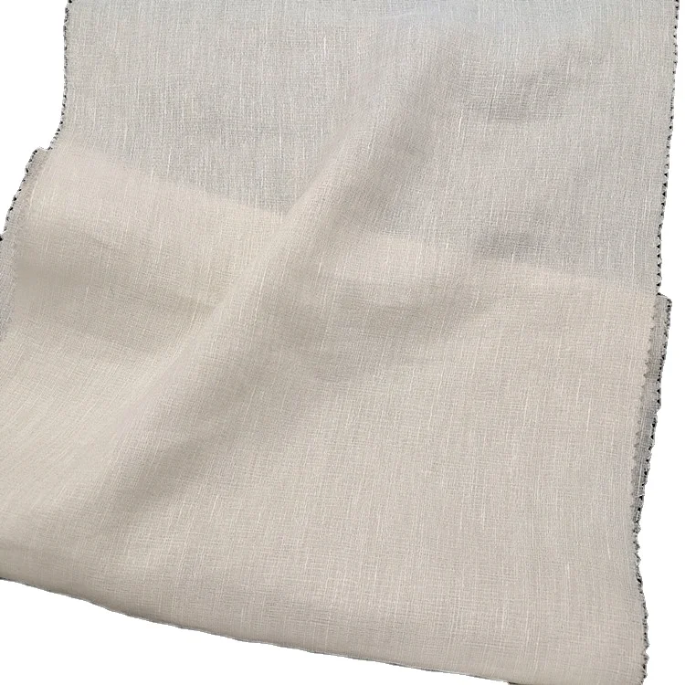 China hot sale silk linen georgette fabric, linen silk blended fabric for skirt blouse