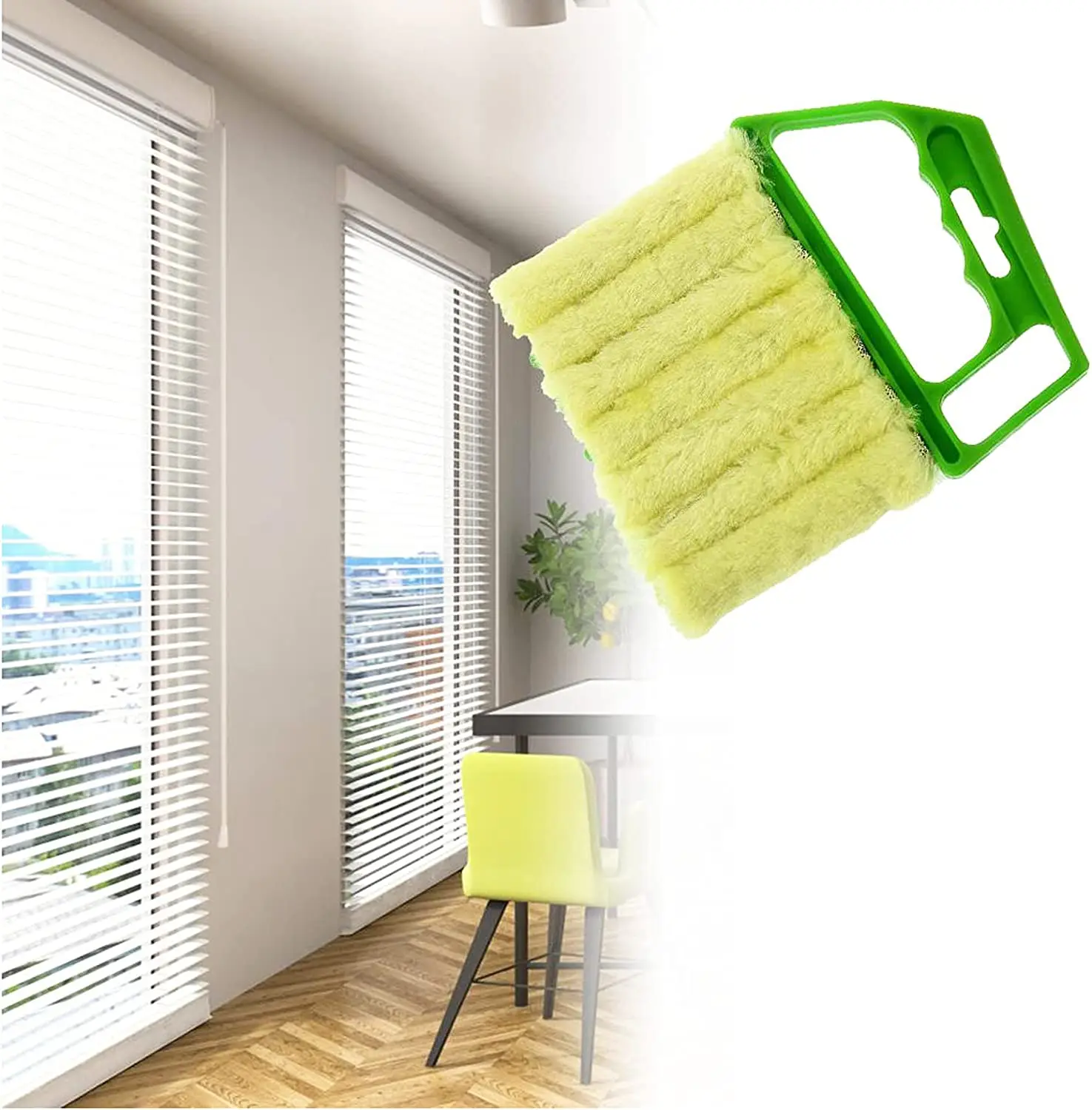 2023 Factory Supply Auto Air Conditioning Air Outlet Gap Sanitary Dust Removal Washable 7 Tooth Shutter Cleaning Brush