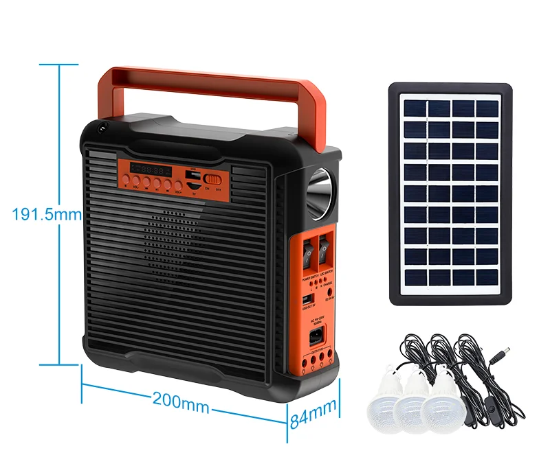 home lighting Charging system off grid solar power Storage Battery Full Set solar generator system