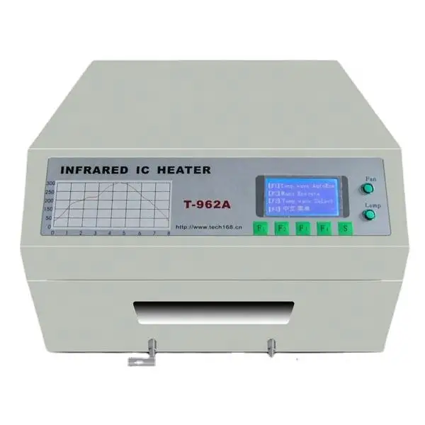 small LED reflow welder/Infrared Heating Oven PCB Reflow Soldering For Smt pcb/vacuum solder reflow oven
