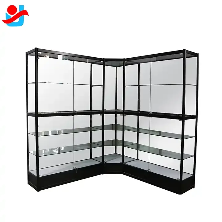 Jewelry shop store showcase for display showcase / jewelry store 3d design display cabinet/ glass display for sale