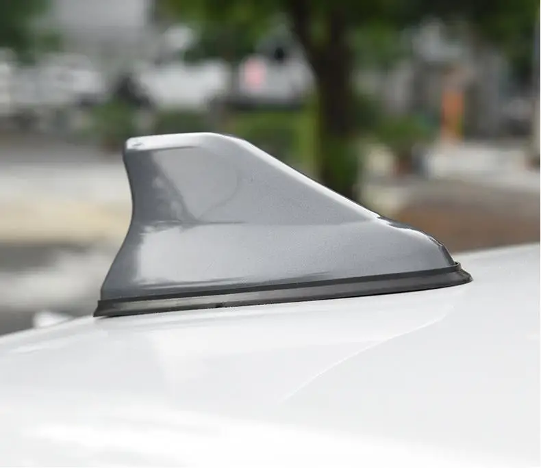 Universal Roof Shark Fin Car Antenna AM FM Radio Signal Aerial Adhesive Tape