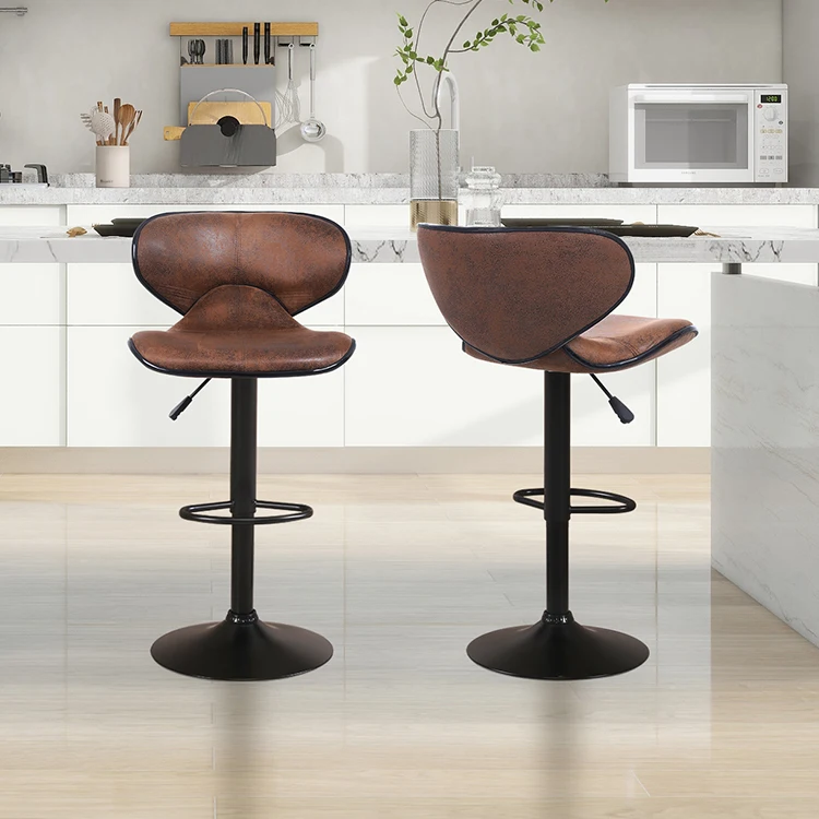 Butterfly Type PU Lift Bar chair  European Style chair Front Desk swivel Bar chair