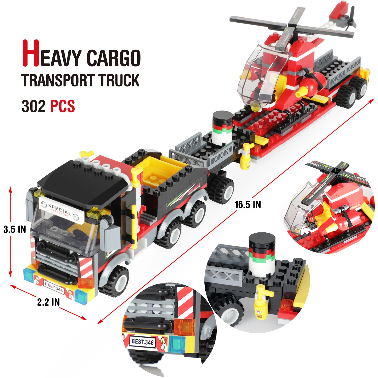 Exercise N Play City Fire Station Building Bricks Toy Creative Construction Play Set Kids Best Learning Roleplay Toy Gift