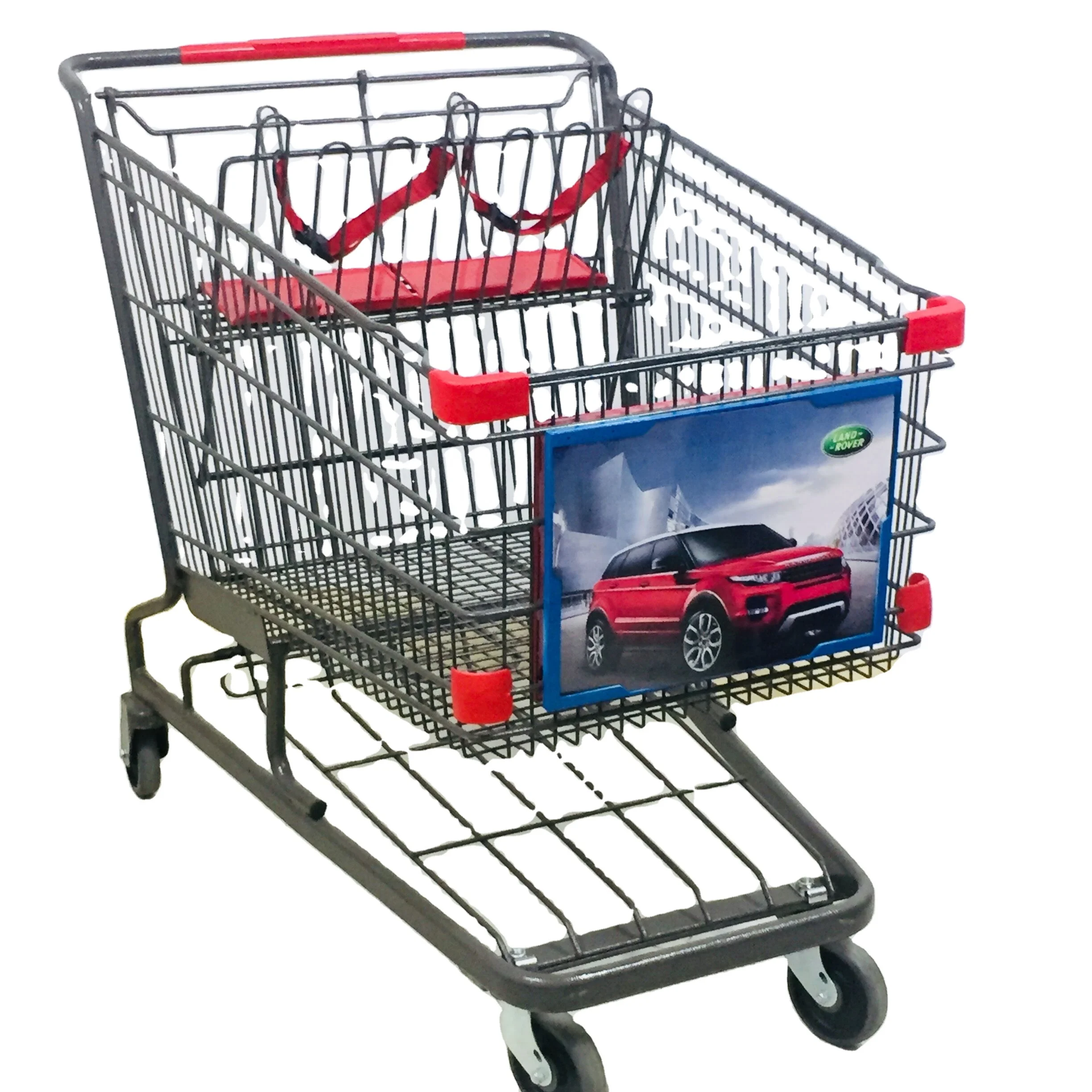 supermarket shopping cart advertising, Double Sides Large Size Supermarket Cart Advertising Display Boards