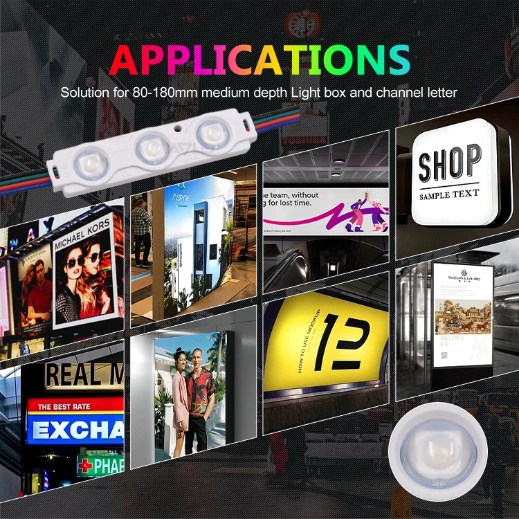 SMD5050 12V Led Module Waterproof RGB Led Light Module For Led Channel Letter Lightbox Board