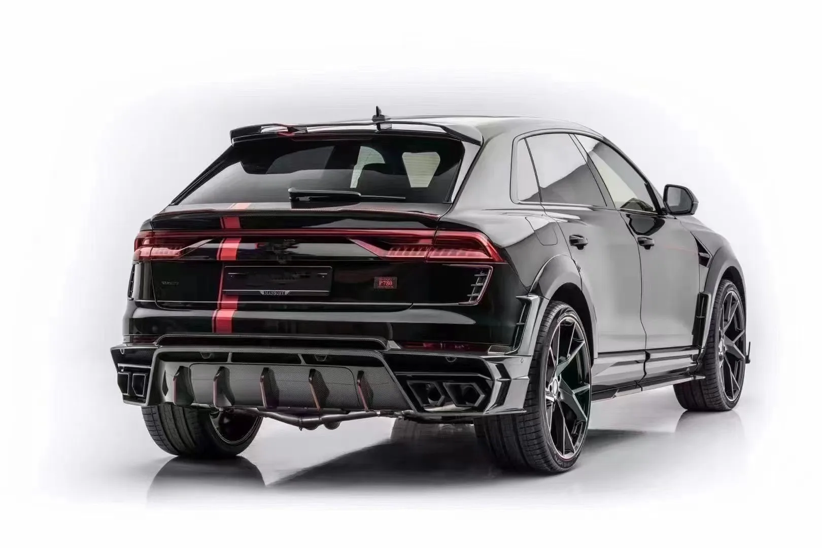 Комплект автозапчастей для Audi Q8 комплект кузова переднего и заднего бампера MSY с широким корпусом из