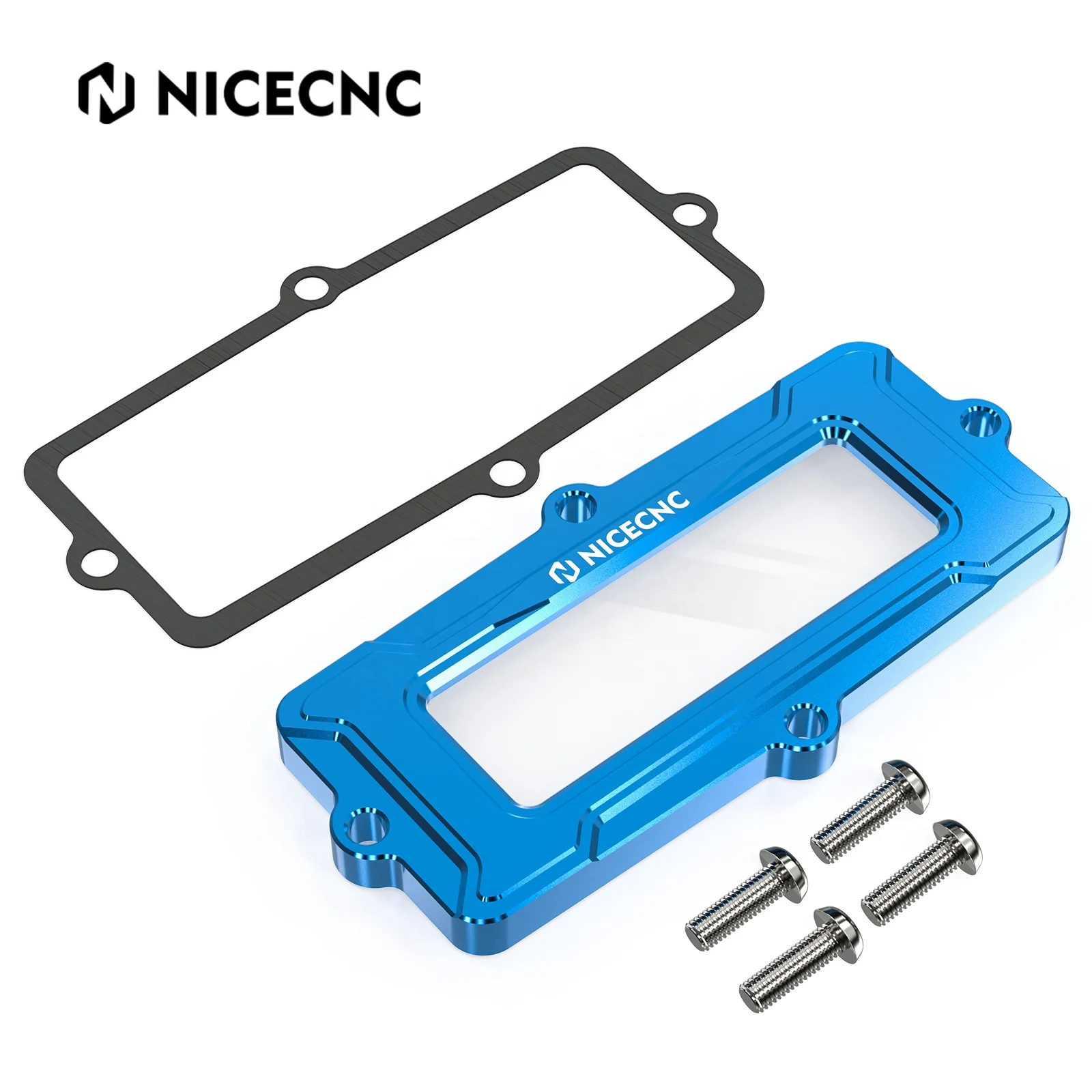 Прозрачная крышка цилиндра NiceCNC, крышка силового клапана для Yamaha YZ250 1999-2023 YZ250X 2016-2023