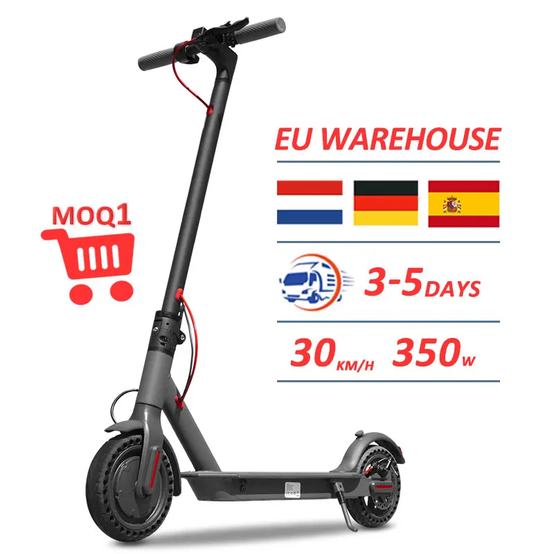 USA Holland Warehouse 8.5 Inch E Scooter H7 350W electric step Foldable Adult Electric Scooters