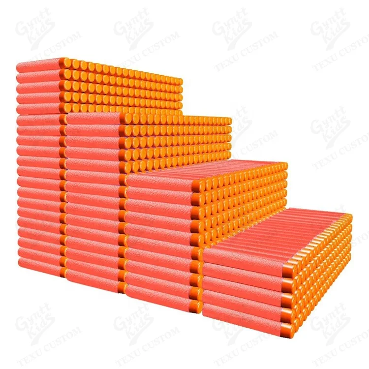Toy Gun Accessories 7.2CM EVA Bullets Refill Clip Darts Electric Toys Soft Foam Bullets for Guns Outdoor Toy