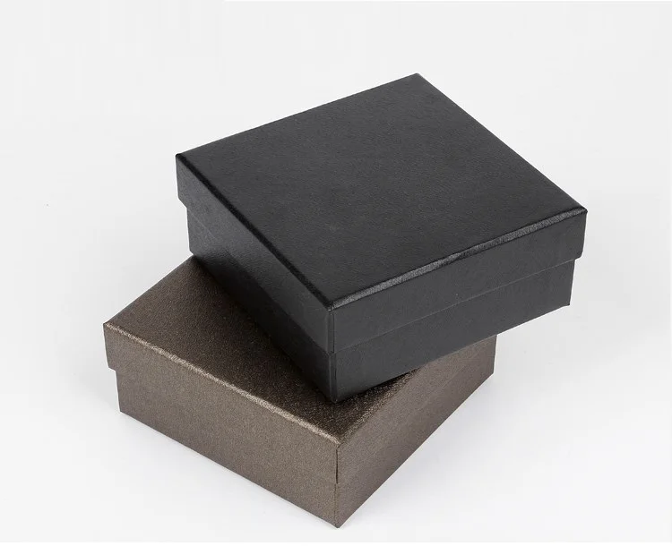 Недорогая пустая жесткая картонная крышка и подарочная коробка с индивидуальным дизайном для кожаных изделий Мужская упаковочная кожаного