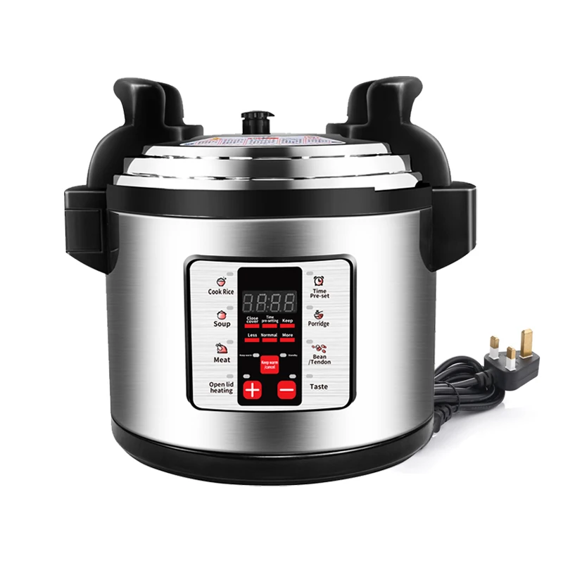 2024 Sales Large Capacity Multicooker Stainless Steel Commercial Multifunction 14L 15L 16L Electric Pressure Cooker Ugali Cooker