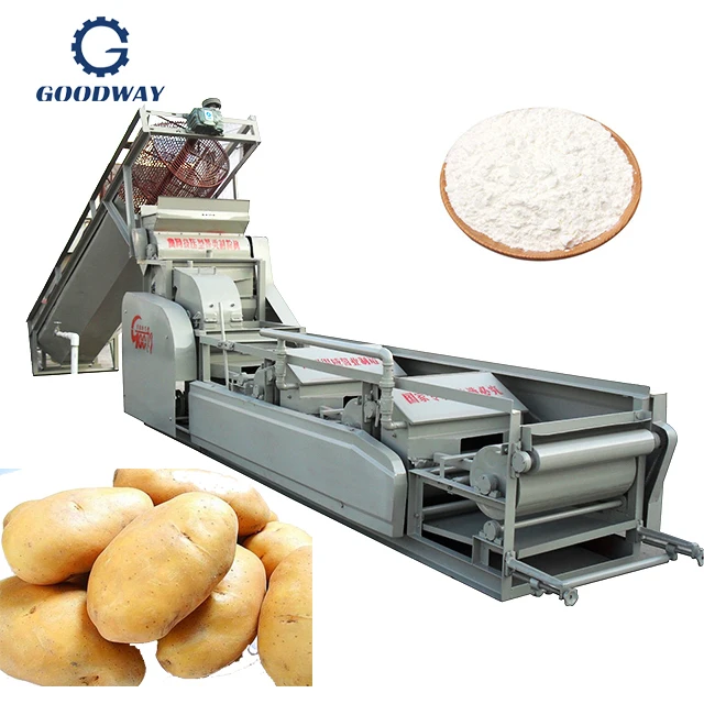 300-2000kg/h Potato Starch Machine Potato Starch Processing Line in India