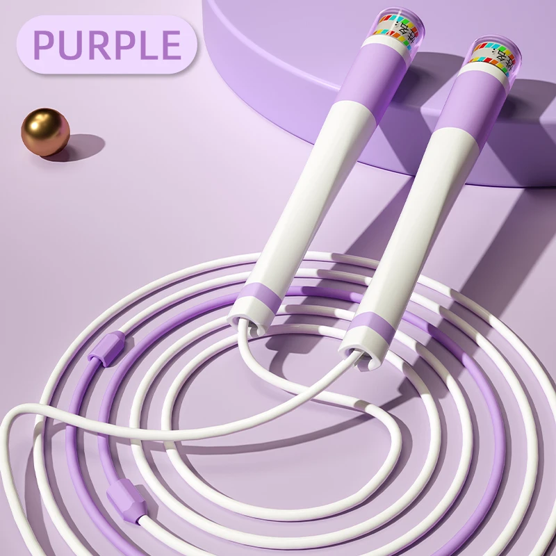Sand learning style skipping rope without knotting unisex fancy jump rop Customizable skipping rope