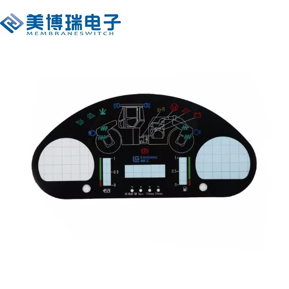 Precision printing speedometer sticker dials for automotive instrument