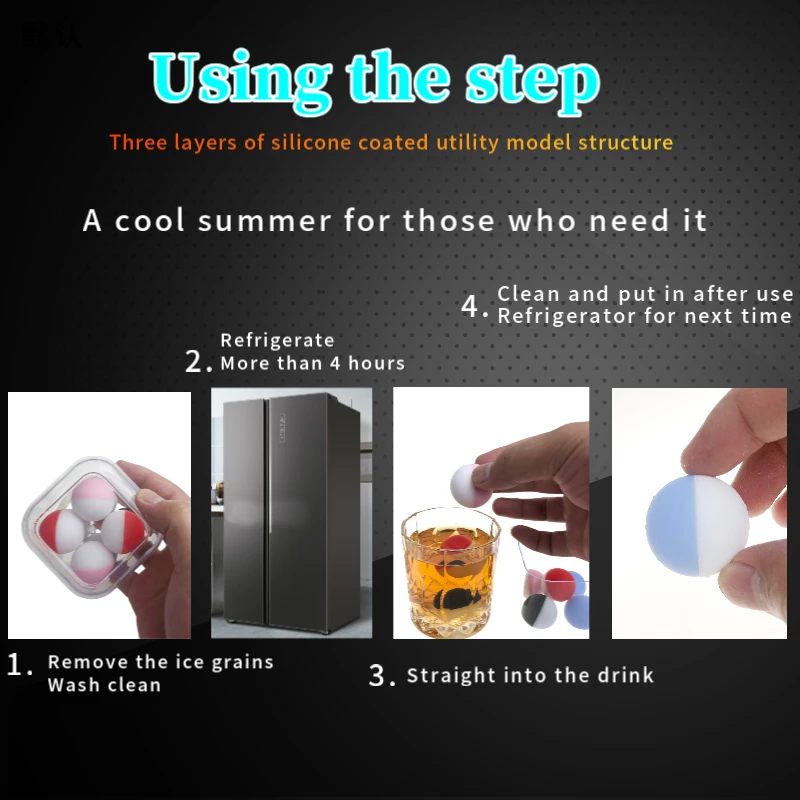 40*32mm acrylic ice cubes