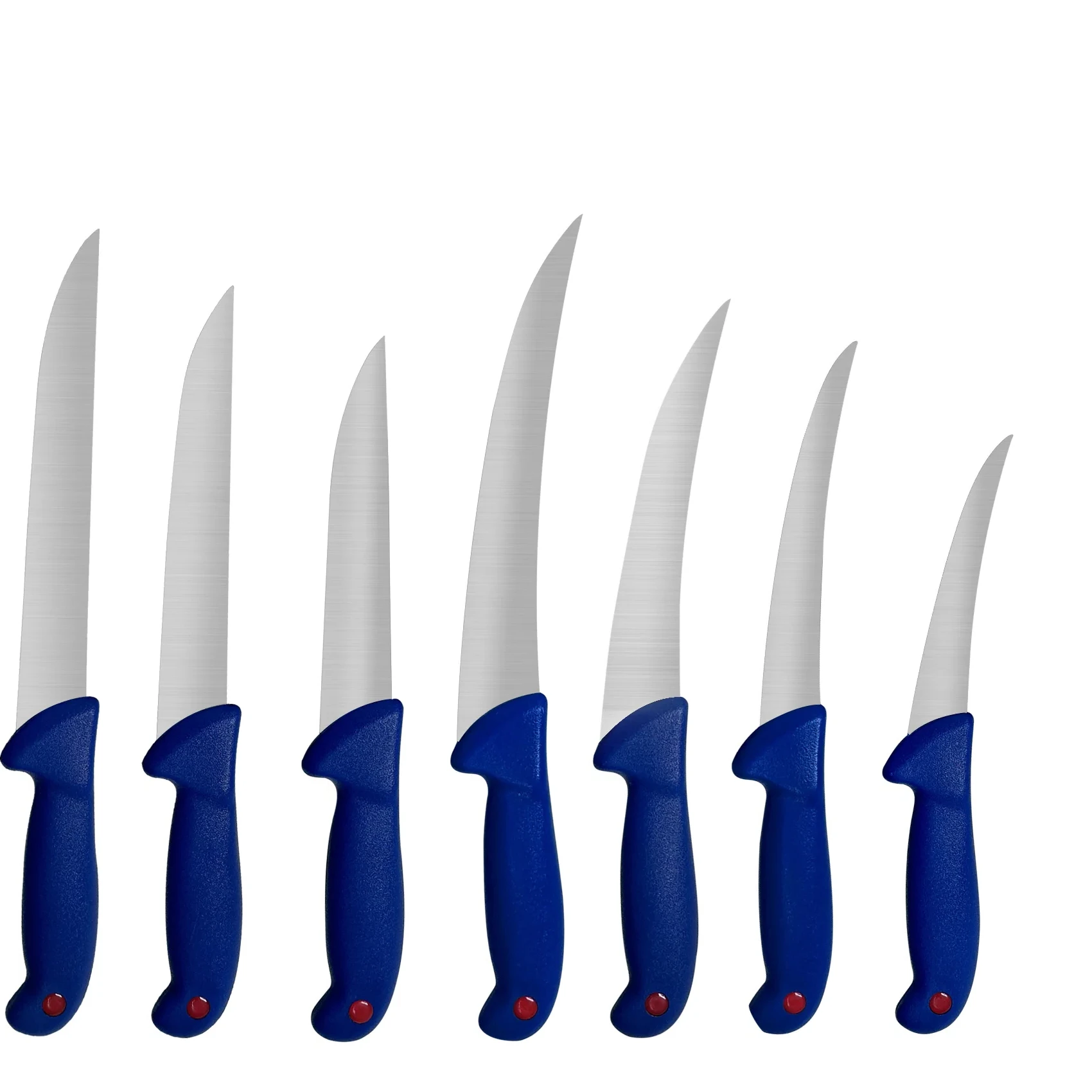 New Design High Quality Stainless Steel Kitchen Cooking Fish Boning Filet Butcher Utility Knife With Plastic Handle