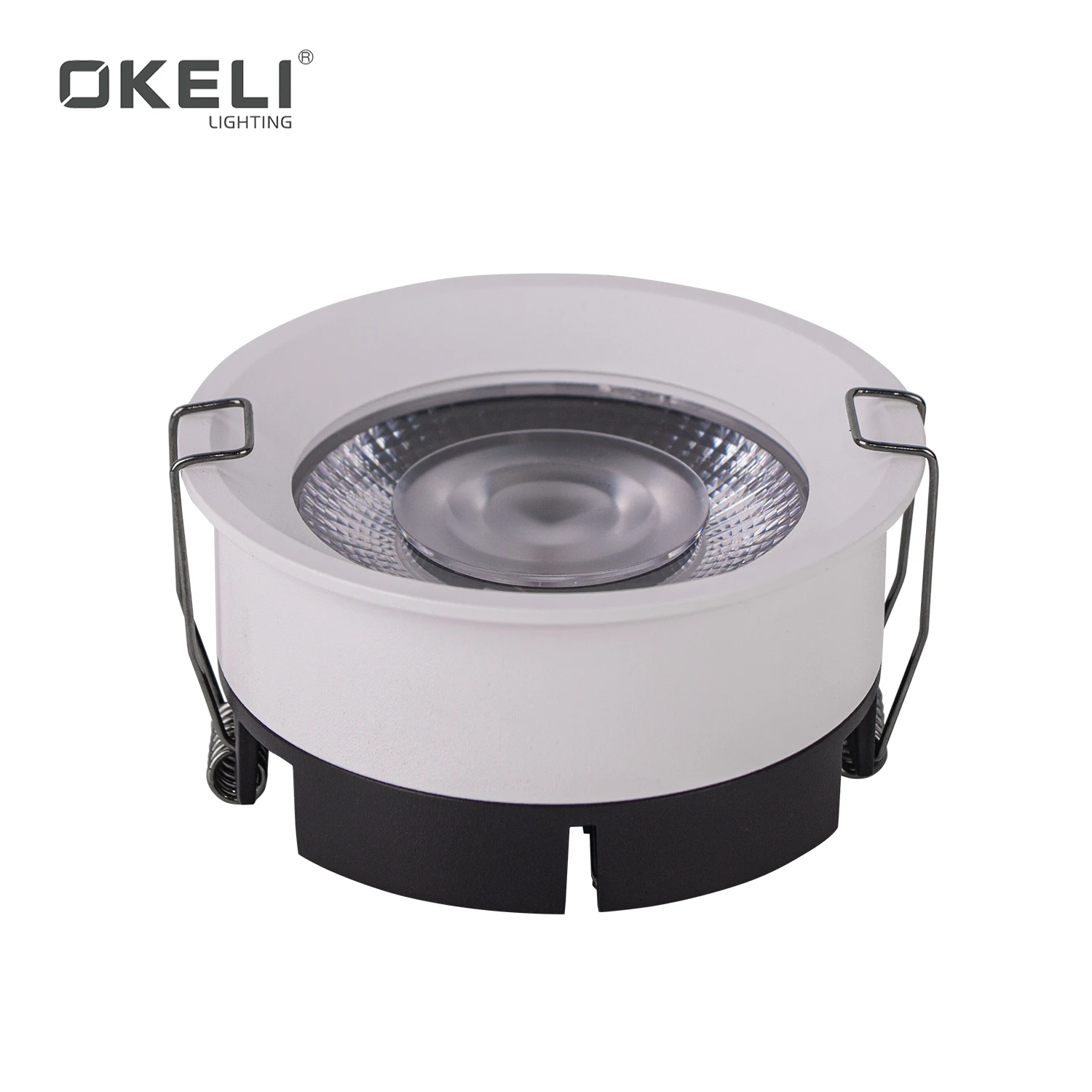 OKELI Indoor IP20 Commercial Led Light 7w 12w 18w Cob Embedded Ceiling Aluminium Spotlights