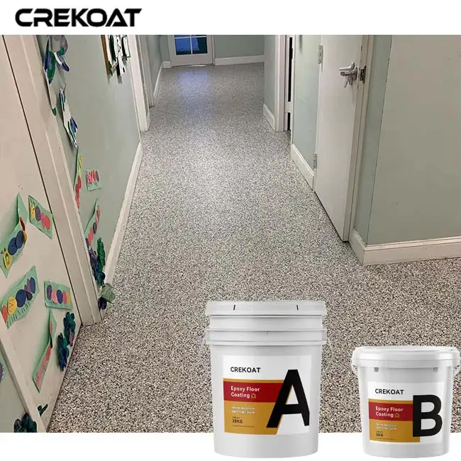 1 Liter Clear Coat Black Epoxy Floor for Residential Garage Floor